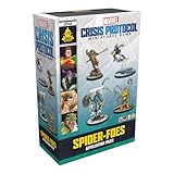 マーベル:危機プロトコル スパイダーフォー アフィリエーションパック - 卓上で不吉な悪役を解き放ちましょう!スーパーヒーロー戦略ゲーム、対象年齢14歳以上、2人用、90分プレイ時間、Atomic Mass Games製