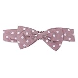 Domybestベビーヘアバンド 　リボン　水玉柄　髪飾り　キッズ 子供 カチューシャ ヘアアクセサリー 新生児 赤ちゃん 出産祝い 祝い 誕生日 記念日 撮影に (B)
