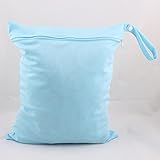 エルフ ベビー (Fairy Baby) 柔らかい 環境保護 赤ちゃん専用TPU防水 おむつ収納バッグ（28*30cm，ブルー）