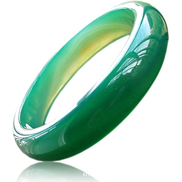 Gold Jade Band Green Jade Ring Amazon Yigedan 3pcs Natural Agate
