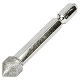 SK11 六角軸 ダイヤモンドバー #100 円筒トンガリ型 10ΦX20mm DIA-5HEX