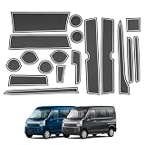 【RUIYA】スズキ エブリィ DA17V DA17W 専用 ラバーマット ゴムマット エブリィワゴン ドアポケット インテリア ラバープレート ノンスリップ 防音 傷防止 滑り止め 防汚れ ノイズ軽減 DA17V エブリイバン エブリイワゴンDA17Wパーツ カスタム アクセサリー 取付簡単 車種専用 ホワイト