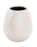 Deco 79 Polystone Capiz Vase, 22 by 24-Inch [並行輸入品]
