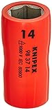 クニペックス (KNIPEX) ソケット KNIPEX 9837-14 (3/8SQ) 絶縁ソケット 1000Ｖ 9837-14