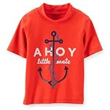 【並行輸入】Carter's(カーターズ) 男の子 半袖ラッシュガード 4T（100サイズ）