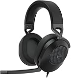 Corsair HS65 サラウンドマルチプラットフォーム有線ゲーミングヘッドセット – ドルビーアトモス – SonarWorks SoundID – iCUE対応 – PC、Mac、PS5、PS4、Xbox、Nintendo Switch、Mobile – カーボン。