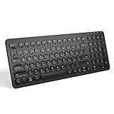 iClever キーボード Bluetooth 薄型 テンキー付 静音 US英語配列 フルサイズ pc タブレット用 iOS/Android