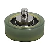 uxcell ベアリングプーリー Fタイプアイドラー ローラー 耐食 M10 x 12mmネジ 17mm x 50mm x 18mm