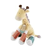 Baby Aspen, Herbie in Hightops Plush Giraffe and 2 Pair of Socks for Baby, 0-6 Months by Baby Aspen