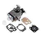 キャブレター 互換品 刈払機・草刈機用 MP15用 43CC 52CC CG430 CG520 BC430 BC520 修理キット付き ブラシカッターグラストリマーキャブレター ガーデンツールパーツ