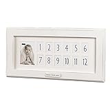 マッドパイ初年度フレームベビー月間マイルストーンの写真