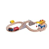 チャギントン CHUGGINGTON 木製シリーズ ウィルソン のクレーン＆トンネルセット　TOMY　トミー　【並行輸入】