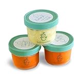 Baby Food Storage Containers - Sage Spoonfuls Mini 4oz Storage Jars (3pk) - BPA Free by Sage Spoonfu