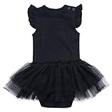 Romperinbox （ ロンパースインパック）ベビー服 女の子 ロンパース ドレス チュールスカート　子供服 (0-3ヶ月)