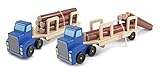 Melissa & Doug Log Carrier Wooden Toy Set [並行輸入品]