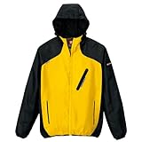アイトス パーカーブルゾン(男女兼用)(春夏用) AZ-10302  119  イエロー×ブラック 4Lサイズ