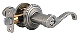 Kwikset 740CHL Signature Series Commonwealth Keyed Entry Single Cylinder Door Le, Rustic Pewter Kwik