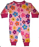 ★フラワー柄　サーマル長袖ロンパース　　70ｃｍ