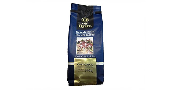 Amazon Cafe Britt Costarican Gourmet Coffee カフェブリット コスタリカグルメコーヒー 並行輸入 Decafe ノンカフェイン 粉 豆を挽いた状態 Cafe Britt コーヒー豆 通販