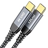 LDLrui USB C 3.1 Gen 2ケーブル 最大10Gbps データ転送 3フィート Type C 4K 60Hz ビデオモニターケーブル 100W PD高速充電コード Google Pixel MacBook Pro/Air iPad Pro Galaxy S21用