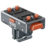 VRIG 磁気クイックリリースマウント Insta360 Ace Pro/Ace Pro2/X5/X4/X3用 磁気マウントベース Insta360アクセサリー アルミニウム合金三脚アダプター 他の1/4インチデバイスに対応
