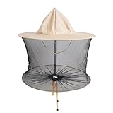mazimark --養蜂養蜂カウボーイハットMosquito Bee Insect Netベールヘッド面保護。