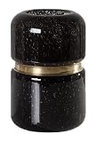 Torre & Tagus 902103C Audrey Brass Ring Deco Vase, Black, Wide [並行輸入品]