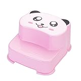 moiitee 子供トイレ踏み台 - 洗面台 トイレ滑り止め踏み台(ステップ/脚立)子供家具 チャイルド 妊娠中の女性の便器 幼稚園の創造的なスツール (ピンク)