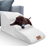 Masthome 犬 階段 犬スロープ階段 ドッグステップ 犬用ステップ 3段プラス 段差解消 ペット用 ステップ 階段 滑り止め 犬用 犬 ステップ 三段踏み台 安全 カバー取り外し可能 ペット用品 小型犬 室内犬 高齢犬 グレー ホワイト ブルー ブラック ブラウン