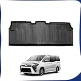 【ANTSVNN】車用フロアマットとラゲッジマッ 対応 新型トヨタヴォクシー ノア 80系 2014年1月~現行 第2列目 専用のフロアマット TPE 全天候型 防水滑り止め耐汚保護 手入れ簡単（2列目）