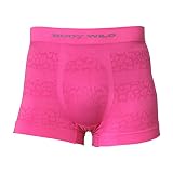 (ボディーワイルド)BODY WILD Basic styleボクサーブリーフ（前とじ）レオパード柄 BWS876G 21 ピンク L