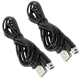YJRUNFU 3DS 充電器 1.2M USB 充電ケーブル New3DS/ New3DSLL /3DS /3DSLL/ i2DS /DSi/DSiLL/2DS兼用 ブラック (2本セット)
