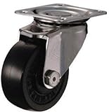 [1251252]ハンマー　オールステンレス　Ｓ型自在　ゴム車６５ｍｍ 320SR65BAR01