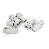 6PCS 1 / 2BSPスレッドのx 16ミリメートルホース口パイプコネクタ嵌合カプラ