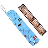 楽しく計算おしゃれそろばんセット(木製・23桁)　夢色ドライブはイタリアンカラー　日本製　N5705420