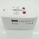 Excellent.advanced?多機能オールインワングローバルトラベルエッセンシャルユニバーサルアダプタ電源変換ソケット（USB付）