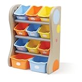 Step2 Fun Time Room Organizer Bins, Tropical [並行輸入品]