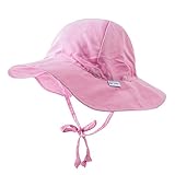 アイプレイ ベビー 帽子 サンハット Brim Sun Protection Hat 日よけハット 無地 　(サイズ：0-6m、カラー：Light Pink） iplay [並行輸入品]