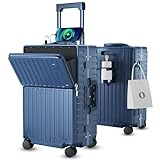 [Redamancy] スーツケース 機内持ち込み usbポート付き キャリーケース カップホルダー付き パソコン収納ポケット 多機能 アル