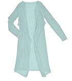 Plus Nao(プラスナオ) UVケア必須アイテム長袖ロングカーデ カーディガン 薄手 軽量 持ち運び 便利 F ライトグリーン