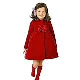 Kukiwa蝶結び レースジャケット 女の子コートおしゃれ 子供服 ベビー服冬 長袖秋冬防寒着 厚手 ジャケット子供 赤ちゃん服 キッズこーと女の子 暖かい出産祝い プレゼント イベント パーティー 