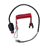 Hommy ユニバーサル船外機モータースクーターATVキルストップスイッチ+セーフティテザー