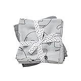 Done by Deer スワドル2枚セット（Contour） Swaddle, 2-pack, Contour 北欧 (grey)