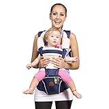 ベビー スリング 3WAY 赤ちゃん 新生児 抱っこ紐 おんぶ紐 多機能 (ブルー)