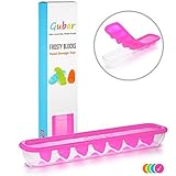 ベビーフードストレージトレイby Guber – コンパクトMultipurpose Food Freezer Tray 'フロスティブロック' – 8 x 1ozキューブ – BPAフリーFDA承認