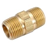 Anderson Metals Corp Inc756122-06Hex Brass Nipple-3/8" BRASS HEX HIPPLE (並行輸入品)