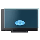 2枚 VacFun ブルーライトカット フィルム ， 東芝 TOSHIBA REGZA 24V34 24インチ 向けの ブルーライトカットフィルム 保護フィルム 液晶保護フィルム（非 ガラスフィルム 強化ガラス ガラス ケース カバー