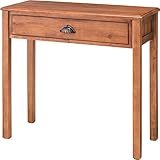 インテリア 家具 便利 おしゃれ デスク 【Noe】ノエ 木製(天然木) 引き出し収納付き 幅80cm×奥行35cm×高さ72cm NW-734