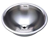 Polaris Sinks P024 Stainless Steel Bathroom Sink by Polaris Sinks [並行輸入品]