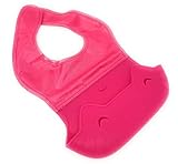 We The Planet Soft, Waterproof Silicone Baby Bib (Red) by We The Planet